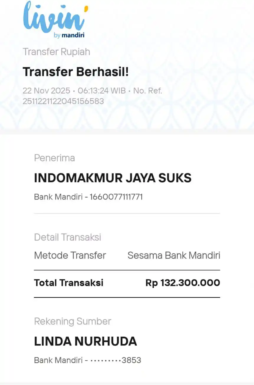 Bukti Transfer Mitra 2