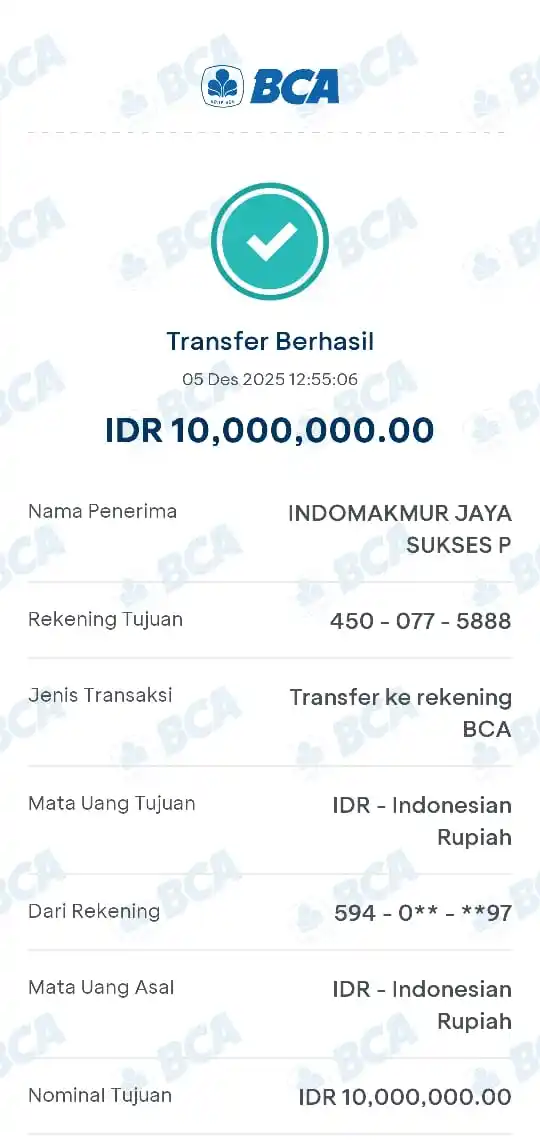 Bukti Transfer Mitra 4